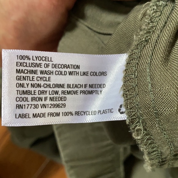 Olive green Cargo jogger pants XL - Picture 8 of 9